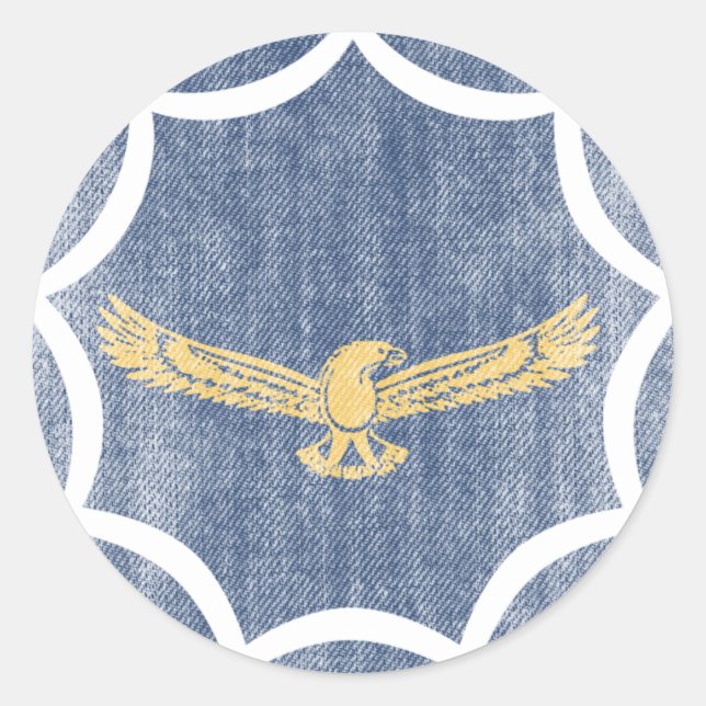 SÜDAFRIKA RUNDER AUFKLEBER (Vorderseite)