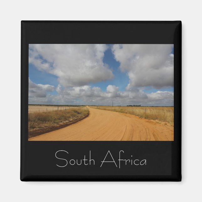 Südafrika SA Rural Road Nature Magnet (Vorne)
