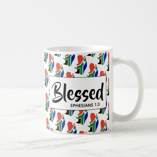 SÜDAFRIKA segnete die Bibelschrift Ephesians Kaffeetasse (Rechts)