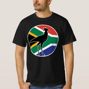 Südafrika Sekretär für Vögel Afrikas T-Shirt