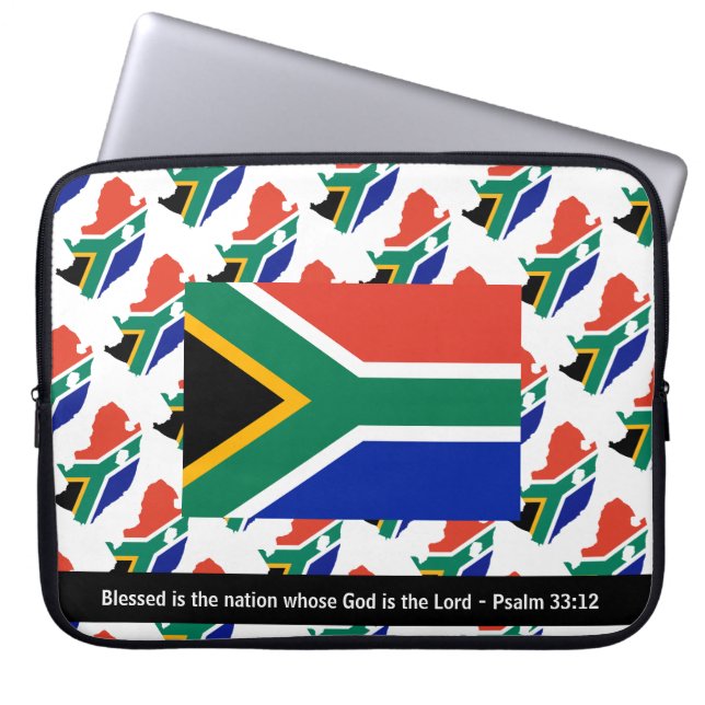 SÜDAFRIKA Selige Nation Laptopschutzhülle (Vorderseite)