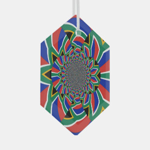 Südafrika-Sternschmuck Ornament Aus Glas