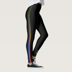 Südafrika stripes Flagge Leggings