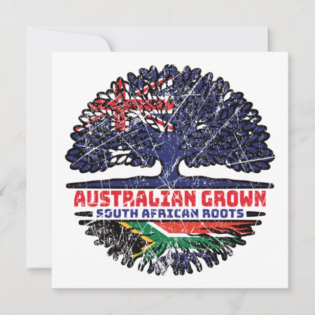 Südafrika Südafrikanisches Australien Karte (Vorderseite)