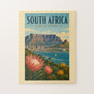 Südafrika Tafelberg Illustration Reise