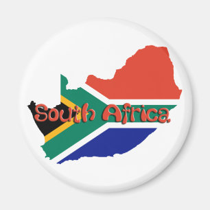 Südafrika-Thema Magnet