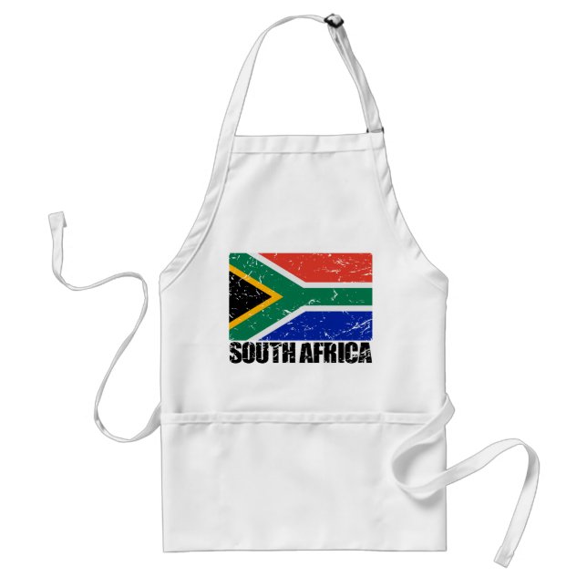 Südafrika-Vintage-Flagge Schürze (Vorne)