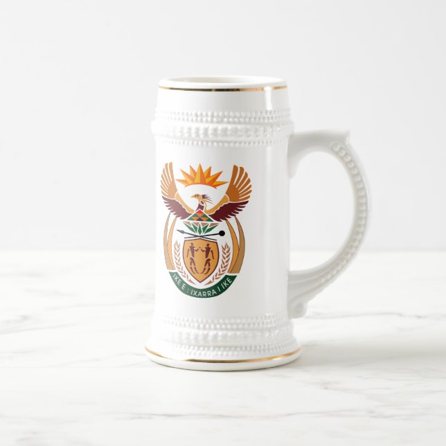 Südafrika-Wappen Tasse (Rechts)