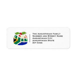 SÜDAFRIKA   Weihnachts-Pudding   Festliche Adresse