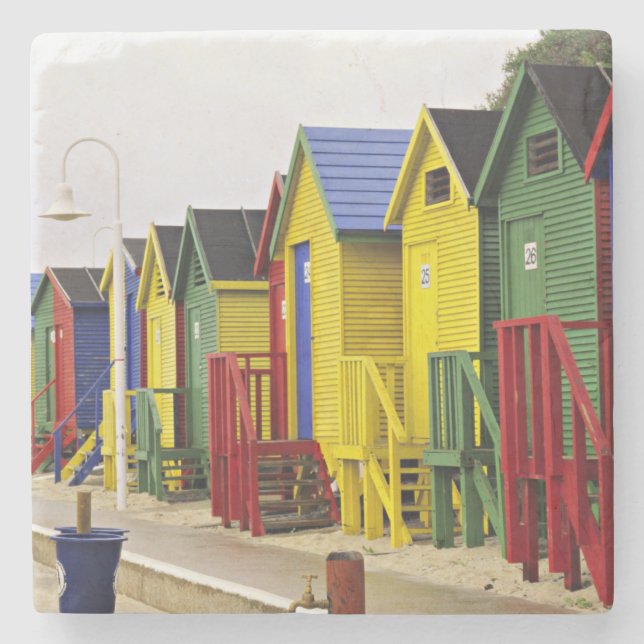 Südafrika, Western Cape, St James. Bunt Steinuntersetzer (Vorderseite)
