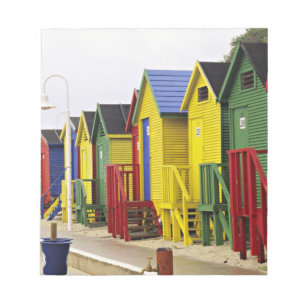 Südafrika, Western Cape, St. James. farbenfroh Notizblock