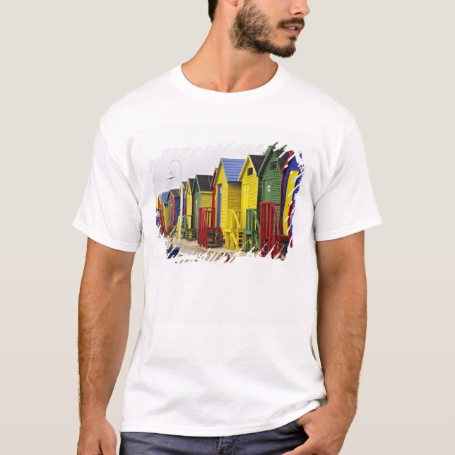 Südafrika, Western Cape, St. James.farbig T-Shirt (Vorderseite)