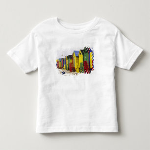 Südafrika, Westkap, St James. Bunt Kleinkind T-shirt