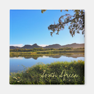 Südafrika ZA Orange River Landschaftsansicht Magne Magnet