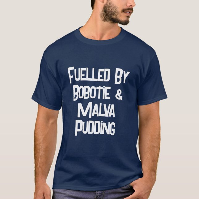 Südafrikanisch gespeist von Bobotie Men T-Shirt (Vorderseite)