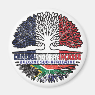 Südafrikanisch Südafrika Französisch Frankreich Ba Magnet