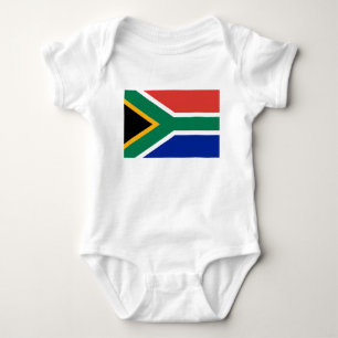 Südafrikanische Flagge Baby Strampler