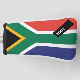 Südafrikanische Flagge - Custom Golf Putter Head C Golf Headcover