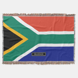 Südafrikanische Flagge Decke