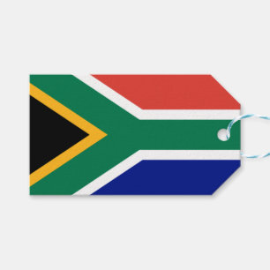 Südafrikanische Flagge Geschenkanhänger