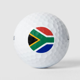 Südafrikanische Flagge Golfball