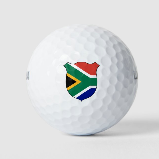 Südafrikanische Flagge Grand Patriotic Golfball (Vorderseite)