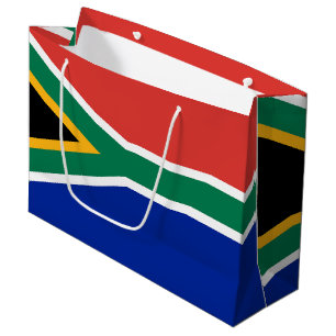 Südafrikanische Flagge Große Geschenktüte