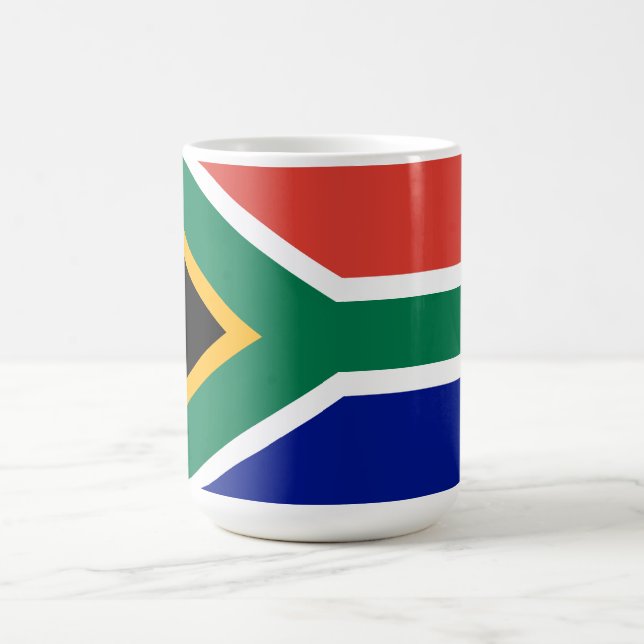 Südafrikanische Flagge Kaffeetasse (Mittel)
