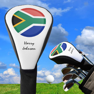 Südafrikanische Flagge & Mit Monogramm Golfplätz Golf Headcover