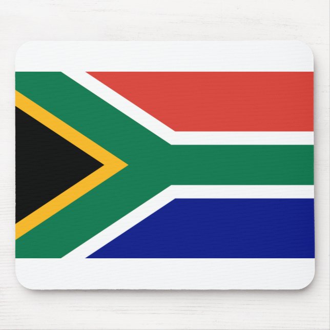 Südafrikanische Flagge Mousepad (Vorne)