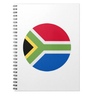 Südafrikanische Flagge Notizblock