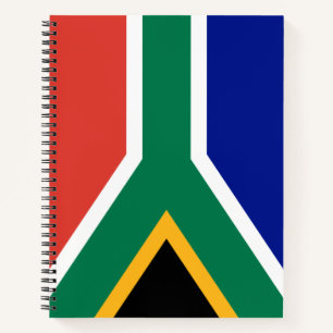 Südafrikanische Flagge Notizbuch