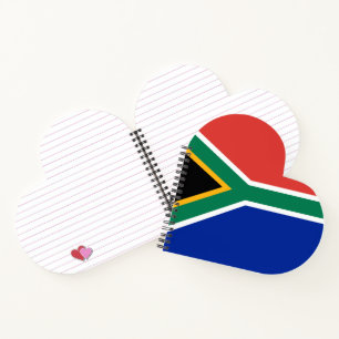 Südafrikanische Flagge Notizbuch