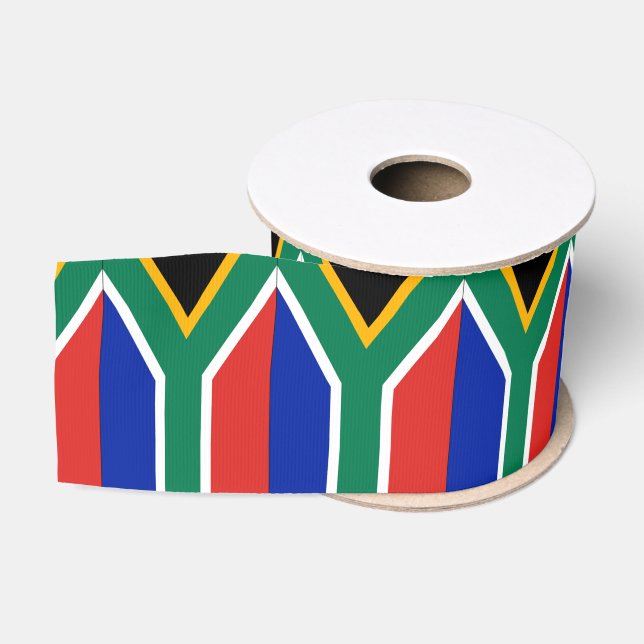 Südafrikanische Flagge Ripsband (Spule)