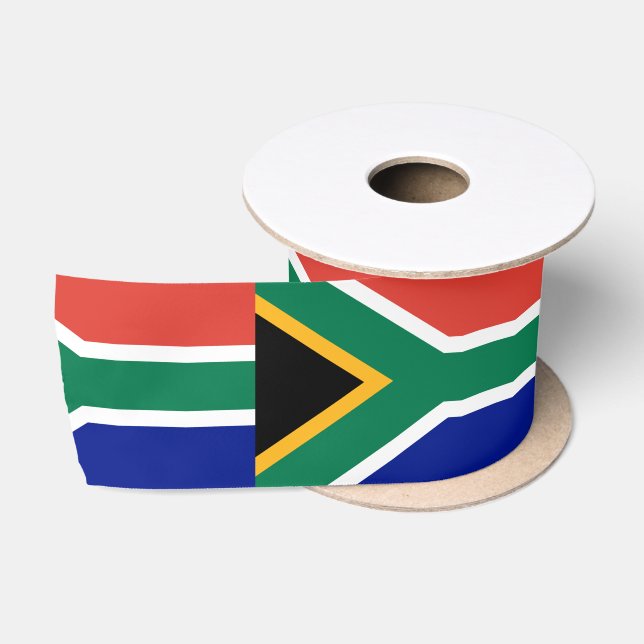 Südafrikanische Flagge Satinband (Spule)