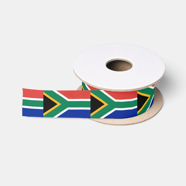Südafrikanische Flagge Satinband (Spule)