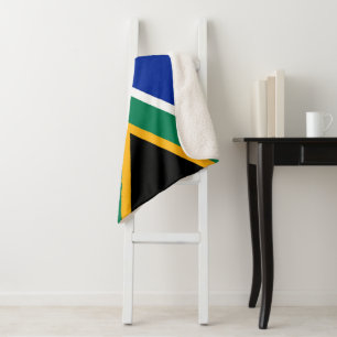 Südafrikanische Flagge Sherpadecke