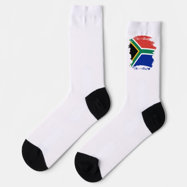 Südafrikanische Flagge Socken (Linkes Detail)