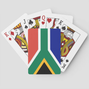 Südafrikanische Flagge Spielkarten
