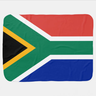 Südafrikanische Flagge Südafrikas Baby Blanket Babydecke