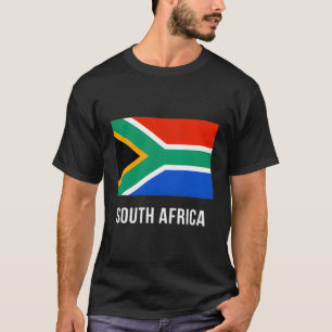 Südafrikanische Flagge Südafrikas T-Shirt