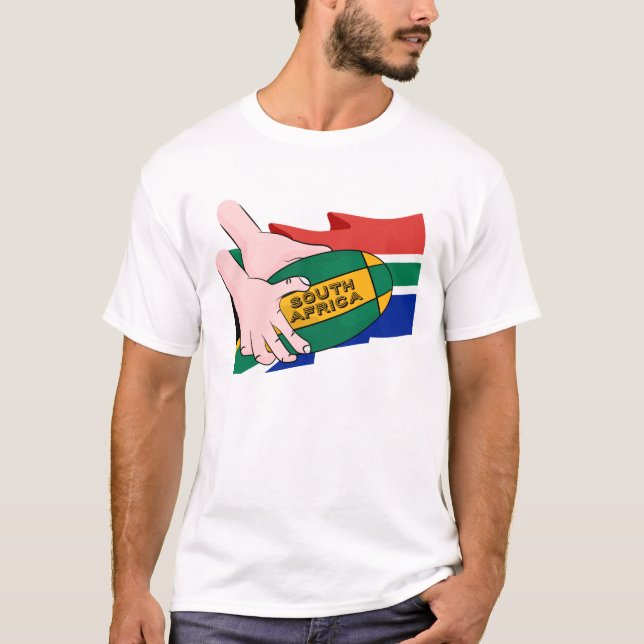 Südafrikanische Flagge T-Shirt (Vorderseite)