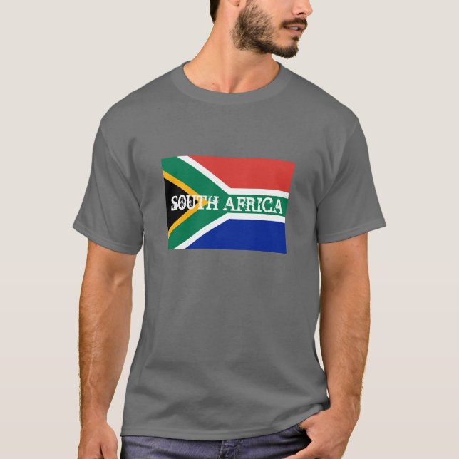 Südafrikanische Flagge T-Shirts (Vorderseite)