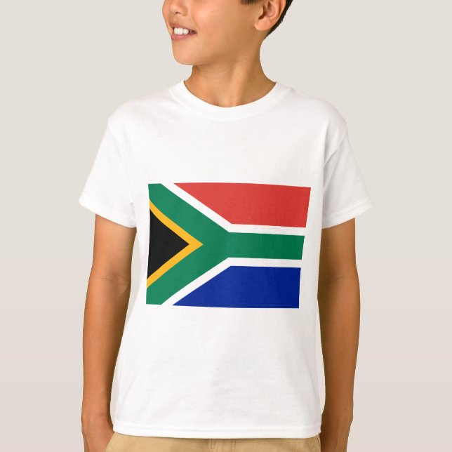 Südafrikanische Flagge - Vlag van Suid-Afrika T-Shirt (Vorderseite)