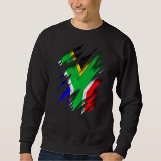 Südafrikanische Flagge von Za Zaf Sweatshirt