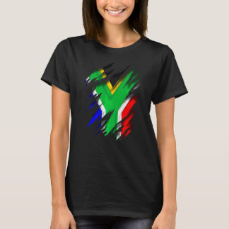Südafrikanische Flagge von Za Zaf T-Shirt