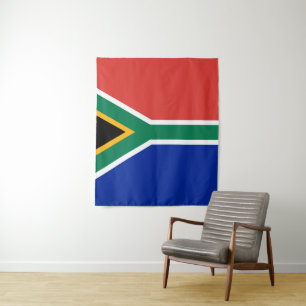Südafrikanische Flagge Wandteppich
