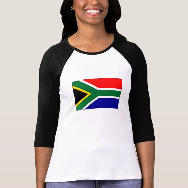 Südafrikanische Flaggen-T - Shirts und Geschenke (Vorderseite)
