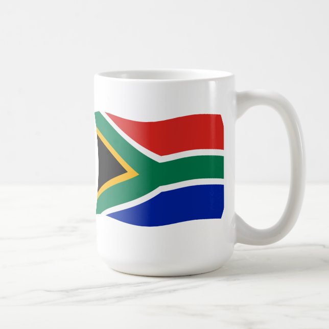 Südafrikanische Flaggenstaaten-Tasse Kaffeetasse (Rechts)