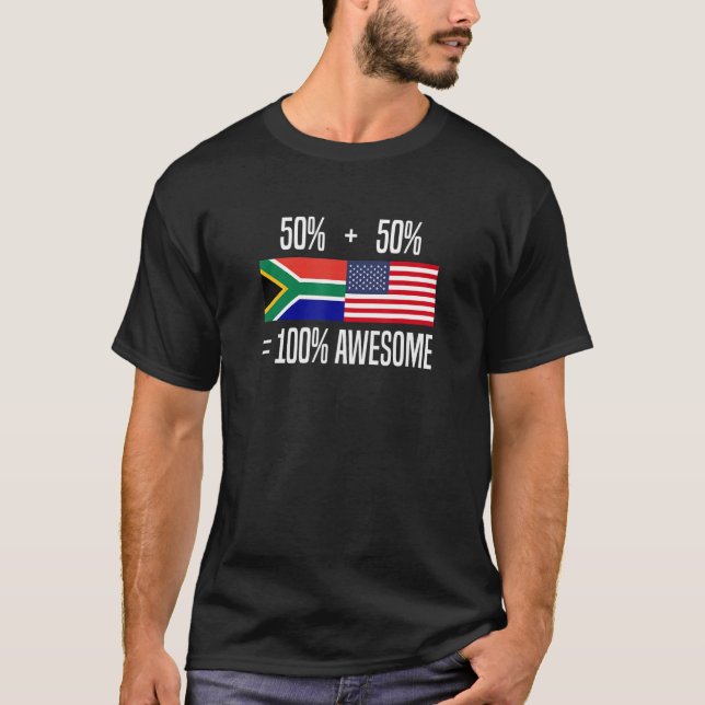 Südafrikanische Roots Südafrika Südafrikanische Re T-Shirt (Vorderseite)
